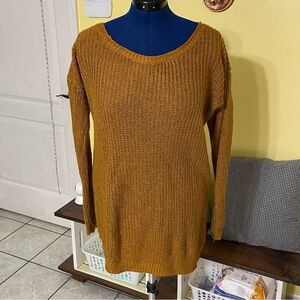 Forever 21 Contemporary Mustard Sweater